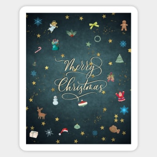 Vintage Christmas Sticker